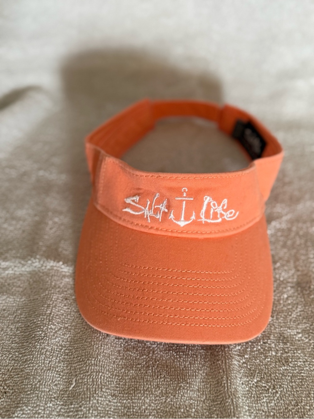 Salt Life Kids Coral Orange Visor